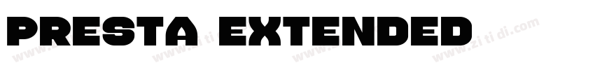 Presta Extended字体转换